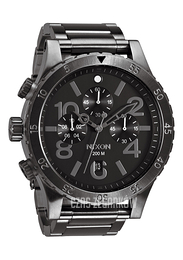 Nixon The 48-20 Chrono Czarny/Stal Ø48 mm A486632-00