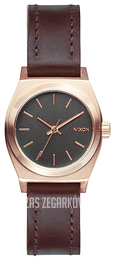 Nixon The Time Teller Szary/Skóra Ø26 mm A5092001-00