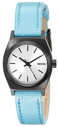 Nixon The Time Teller Srebrny/Skóra A5092084-00