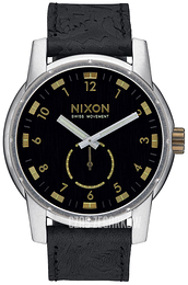 Nixon Czarny/Skóra Ø45 mm A9382222-00