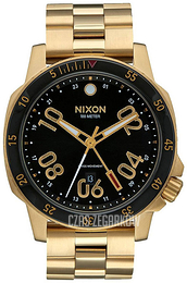 Nixon Czarny/Stal w odcieniu złota Ø44 mm A941510-00