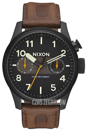 Nixon Czarny/Skóra Ø43 mm A9772344-00