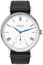 Nomos Glashütte Ludwig Biały/Skóra Ø35 mm N-205.S2