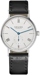 Nomos Glashütte Ludwig Biały/Skóra Ø37.5 mm N-234
