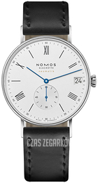 Nomos Glashütte Ludwig Biały/Skóra Ø40.5 mm N-261.S1