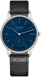 Nomos Glashütte Orion Niebieski/Skóra Ø38.5 mm N-343