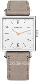 Nomos Glashütte Tetra Srebrny/Skóra N-405