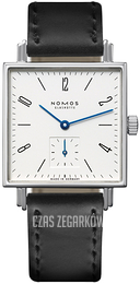 Nomos Glashütte Tetra Biały/Skóra N-406