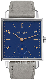 Nomos Glashütte Tetra Niebieski/Skóra N-490