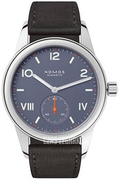 Nomos Glashütte Club Niebieski/Skóra Ø36 mm N-713