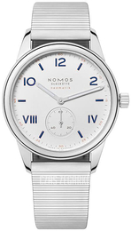 Nomos Glashütte Club Srebrny/Stal Ø39.5 mm N-765