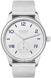 Nomos Glashütte Club Biały/Stal Ø39.5 mm N-766