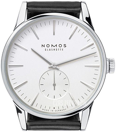 Nomos Glashütte Zurich Biały/Skóra Ø39.7 mm N-801