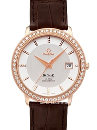 Omega De Ville Prestige Automatic Srebrny/Skóra Ø36.5 mm 413.58.37.20.52.001