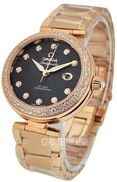 Omega De Ville Ladymatic Co-Axial 34mm Czarny/18 karatowe różowe złoto Ø34 mm 425.65.34.20.51.001