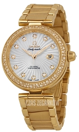 Omega De Ville Ladymatic Co-Axial 34mm Biały/18 karatowe żółte złoto Ø34 mm 425.65.34.20.55.002