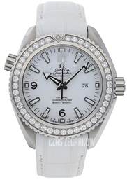 Omega Seamaster Planet Ocean 600m Co-Axial 37.5mm Biały/Skóra Ø37.5 mm 232.18.38.20.04.001