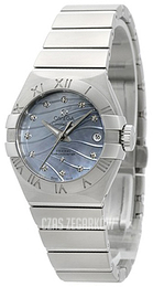 Omega Constellation Co-Axial 27mm Niebieski/Stal Ø27 mm 123.10.27.20.57.001