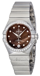 Omega Constellation Co-Axial 27mm Szary/Stal Ø27 mm 123.15.27.20.56.001