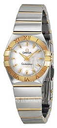 Omega Constellation Quartz 24mm Biały/18 karatowe żółte złoto Ø24 mm 123.20.24.60.05.004