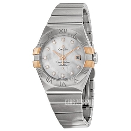 Omega Constellation Co-Axial 31mm Biały/Stal Ø31 mm 123.20.31.20.55.003