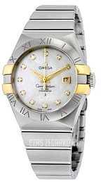 Omega Constellation Co-Axial 31mm Biały/Stal Ø31 mm 123.20.31.20.55.004