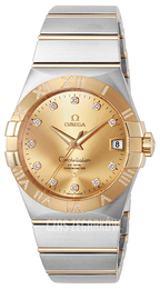 Omega Constellation Co-Axial 38mm Żółte złoto/18 karatowe żółte złoto Ø38 mm 123.25.38.21.58.002