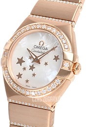 Omega Constellation Quartz 24mm 18 karatowe różowe złoto Ø24 mm 123.55.24.60.05.004