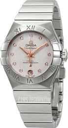 Omega Constellation Co-Axial 27Mm Srebrny/Stal Ø27 mm 127.10.27.20.52.001