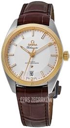 Omega Constellation Globemaster Co-Axial Chronometer 39mm Srebrny/Skóra Ø39 mm 130.23.39.21.02.001