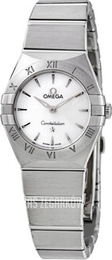 Omega Constellation Quartz 25Mm Biały/Stal Ø25 mm 131.10.25.60.05.001