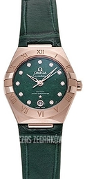 Omega Constellation Chronometer Zielony/Skóra Ø29 mm 131.53.29.20.99.002