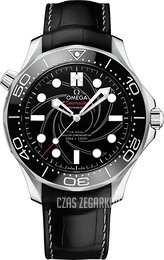 Omega Seamaster Diver 300M Czarny/Skóra Ø42 mm 210.93.42.20.01.001