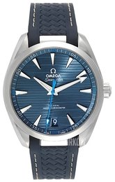 Omega Seamaster Aqua Terra 150M Niebieski/Guma Ø41 mm 220.12.41.21.03.002