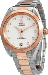 Omega Seamaster Aqua Terra 150M Srebrny/18 karatowe różowe złoto Ø34 mm 220.20.34.20.52.001