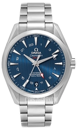 Omega Seamaster Aqua Terra 150m Co-Axial GMT 43mm Niebieski/Stal Ø43 mm 231.10.43.22.03.001