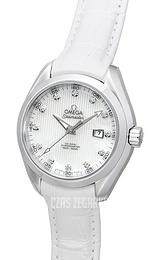 Omega Seamaster Aqua Terra 150m Co-Axial 34mm Biały/Skóra Ø34 mm 231.13.34.20.55.001