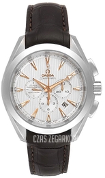 Omega Seamaster Aqua Terra 150m Co-Axial Chronograph 44mm Srebrny/Skóra Ø44 mm 231.13.44.50.02.001