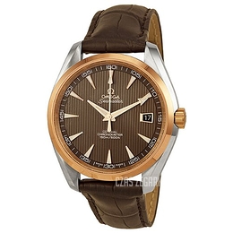 Omega Seamaster Aqua Terra Chronometer Brązowy/Skóra Ø41.5 mm 231.23.42.21.06.001