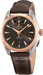 Omega Seamaster Aqua Terra 150m Co-Axial Day-Date 41.5mm Brązowy/Skóra Ø41.5 mm 231.23.42.22.06.001