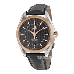 Omega Seamaster Aqua Terra 150m Co-Axial GMT 43mm Brązowy/Skóra Ø43 mm 231.23.43.22.06.001