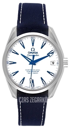 Omega Seamaster Aqua Terra 150m Master Co-Axial 38.5mm Biały/Skóra Ø38.5 mm 231.92.39.21.04.001