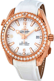 Omega Seamaster Planet Ocean 600m Co-Axial 42mm Biały/Skóra Ø42 mm 232.58.42.21.04.001