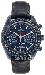 Omega Speedmaster Moonwatch Niebieski/Skóra Ø44.25 mm 304.93.44.52.03.001