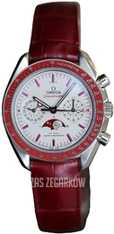 Omega Speedmaster Moonwatch Srebrny/Skóra Ø44.25 mm 304.93.44.52.99.002