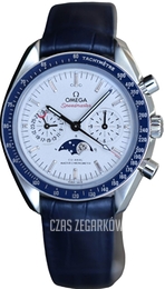 Omega Speedmaster Moonwatch Srebrny/Skóra Ø44.25 mm 304.93.44.52.99.004