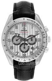 Omega Speedmaster Broad Arrow Srebrny/Skóra Ø44.25 mm 321.13.44.50.02.001