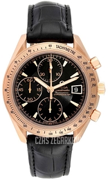 Omega Speedmaster Date Czarny/Skóra Ø40 mm 323.53.40.40.01.001