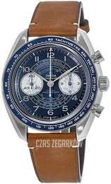Omega Speedmaster Chronoscope Niebieski/Skóra Ø43 mm 329.32.43.51.03.001