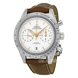Omega Speedmaster 57 Co-Axial Chronograph 41.5mm Srebrny/Skóra Ø41.5 mm 331.12.42.51.02.002